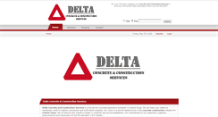 Desktop Screenshot of deltaconcreteservices.com